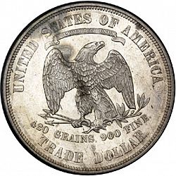 1 dollar 1875 Large Reverse coin