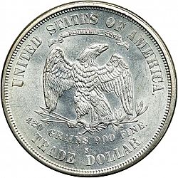 1 dollar 1876 Large Reverse coin