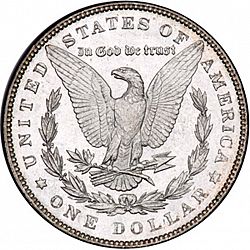 1 dollar 1885 Large Reverse coin