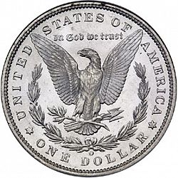 1 dollar 1891 Large Reverse coin