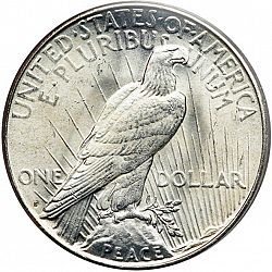 1 dollar 1923 Large Reverse coin