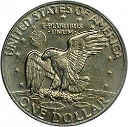 1 dollar 1974 Large Reverse coin