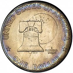 1 dollar 1976 Large Reverse coin