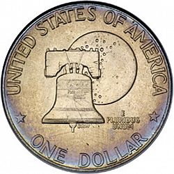 1 dollar 1976 Large Reverse coin