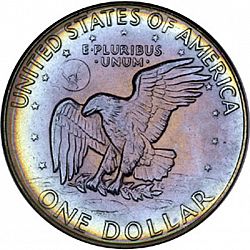 1 dollar 1977 Large Reverse coin