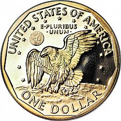 1 dollar 1981 Large Reverse coin
