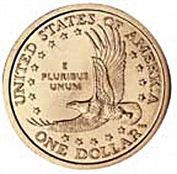 1 dollar 2002 Large Reverse coin