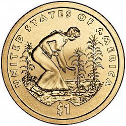 1 dollar 2009 Large Reverse coin