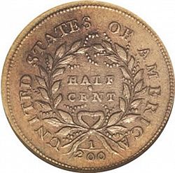 1/2 cent 1793 Large Reverse coin