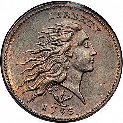 1 cent 1793 Large Obverse coin