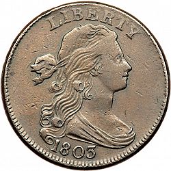 1 cent 1803 Large Obverse coin