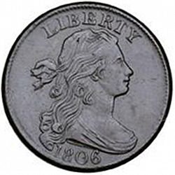 1 cent 1806 Large Obverse coin