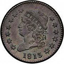 1 cent 1813 Large Obverse coin