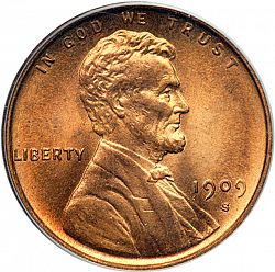 1 cent 1909 Large Obverse coin