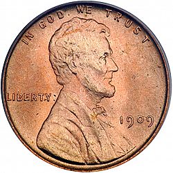 1 cent 1909 Large Obverse coin