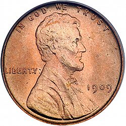 1 cent 1909 Large Obverse coin