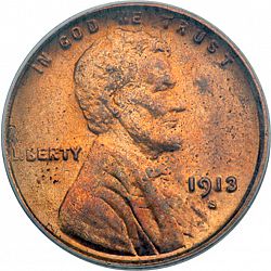 1 cent 1913 Large Obverse coin