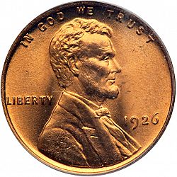 1 cent 1926 Large Obverse coin