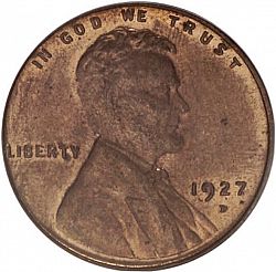 1 cent 1927 Large Obverse coin
