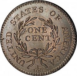 1 cent 1795 Large Reverse coin