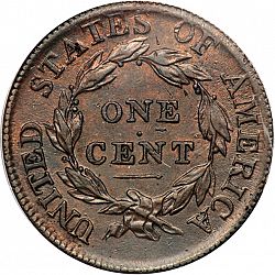 1 cent 1812 Large Reverse coin