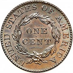 1 cent 1829 Large Reverse coin