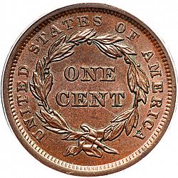 1 cent 1840 Large Reverse coin