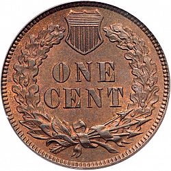 1 cent 1873 Large Reverse coin