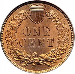 1 cent 1880 Large Reverse coin