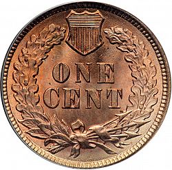 1 cent 1890 Large Reverse coin