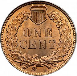 1 cent 1907 Large Reverse coin