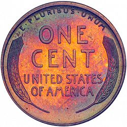 1 cent 1909 Large Reverse coin