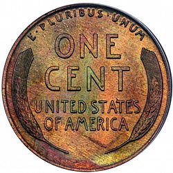 1 cent 1916 Large Reverse coin
