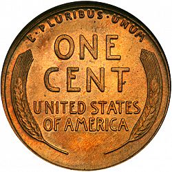 1 cent 1916 Large Reverse coin