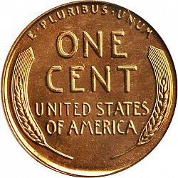 1 cent 1938 Large Reverse coin