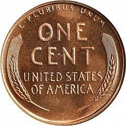 1 cent 1950 Large Reverse coin