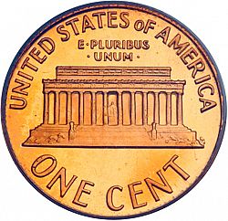 1 cent 1969 Large Reverse coin