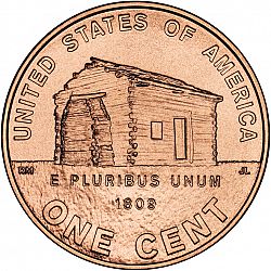 1 cent 2009 Large Reverse coin