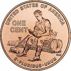 1 cent 2009 Large Reverse coin
