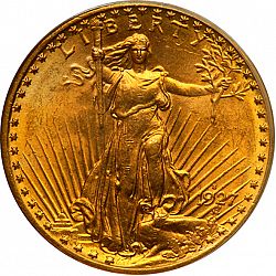 20 dollar 1927 Large Obverse coin