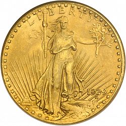 20 dollar 1929 Large Obverse coin