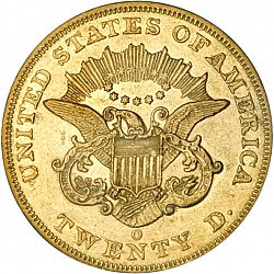 20 dollar 1859 Large Reverse coin