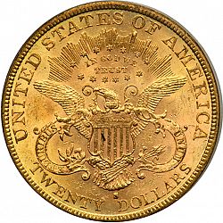 20 dollar 1880 Large Reverse coin