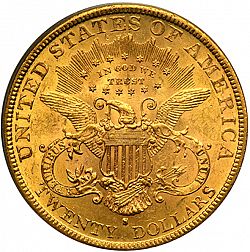 20 dollar 1882 Large Reverse coin