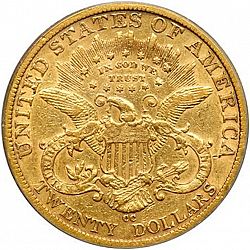 20 dollar 1884 Large Reverse coin