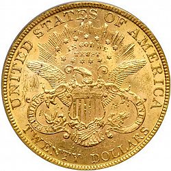 20 dollar 1893 Large Reverse coin