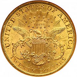 20 dollar 1896 Large Reverse coin