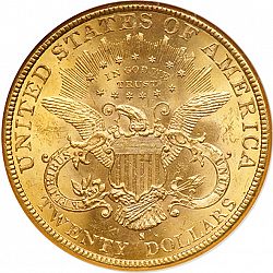 20 dollar 1897 Large Reverse coin