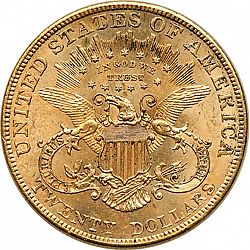 20 dollar 1901 Large Reverse coin