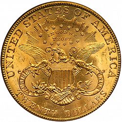 20 dollar 1906 Large Reverse coin